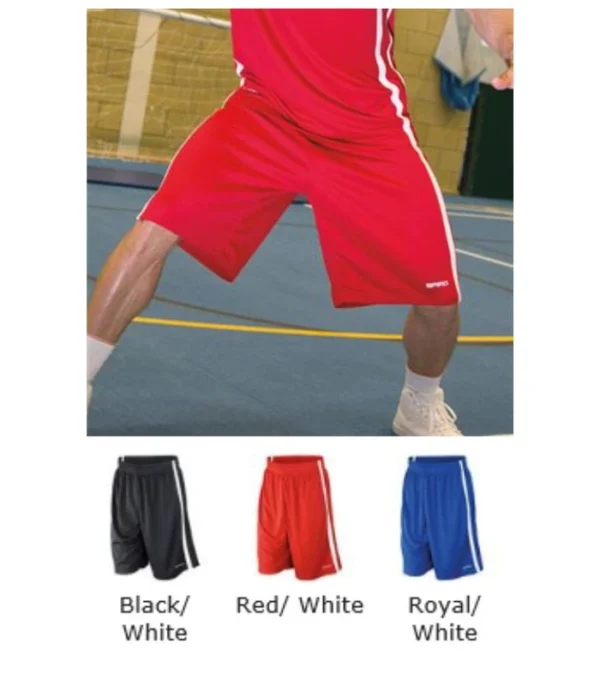 Spiro SR279M Men's Baseball Quick Dry Shorts